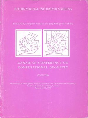 cover image of Canadian Conference on Computational Geometry